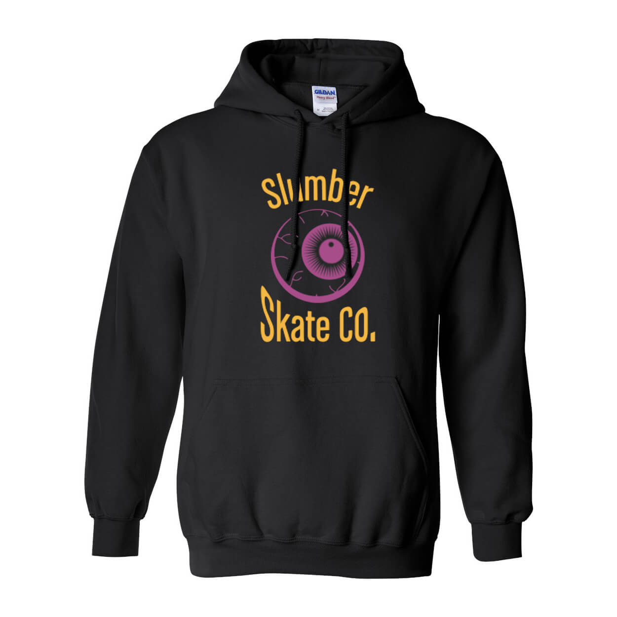 Original Slumber Eye, Black Hoodie - Hoodie - Slumber Skate Co.
