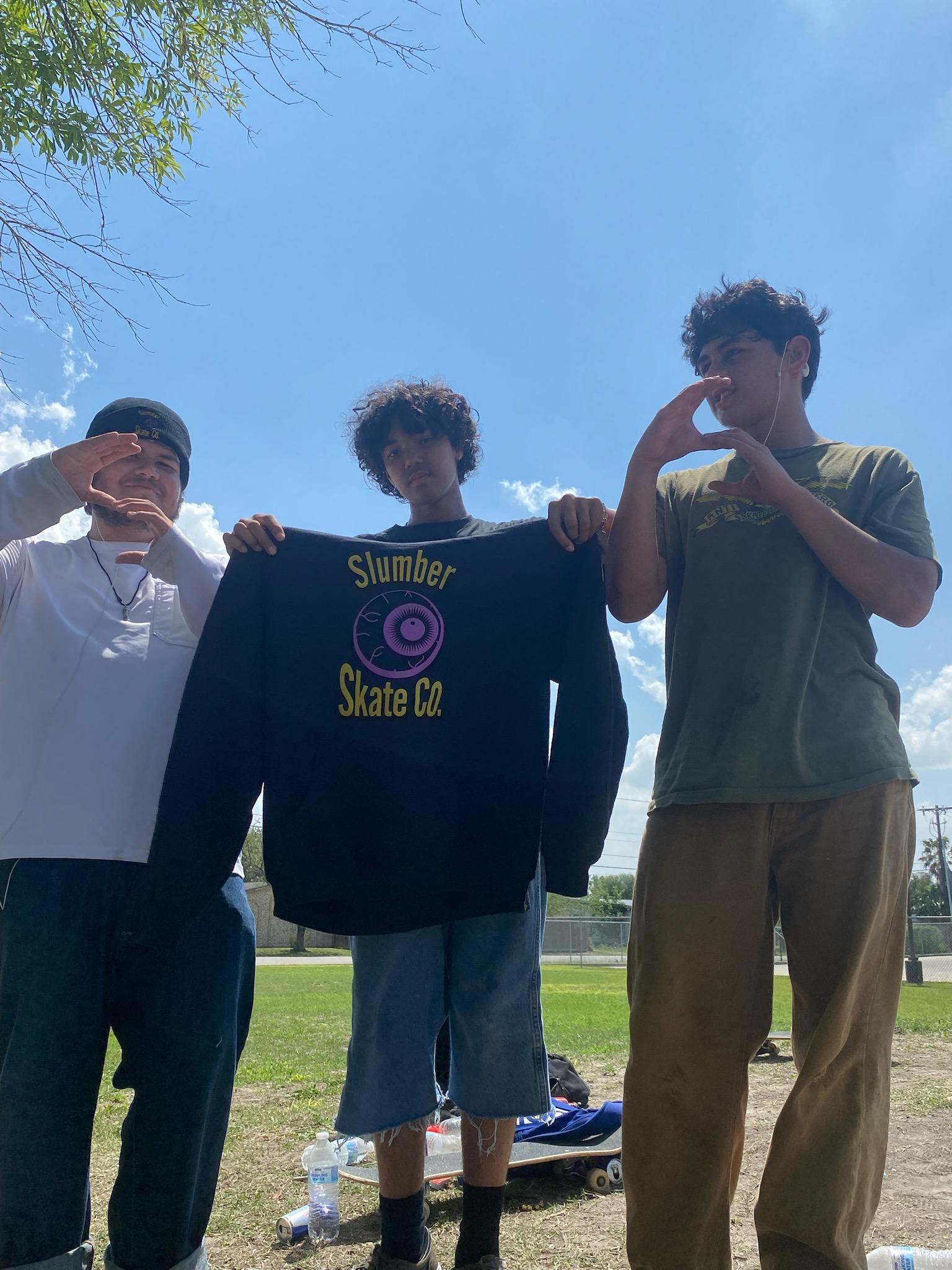 Original Slumber Eye, Black Sweatshirt - Sweatshirt - Slumber Skate Co.