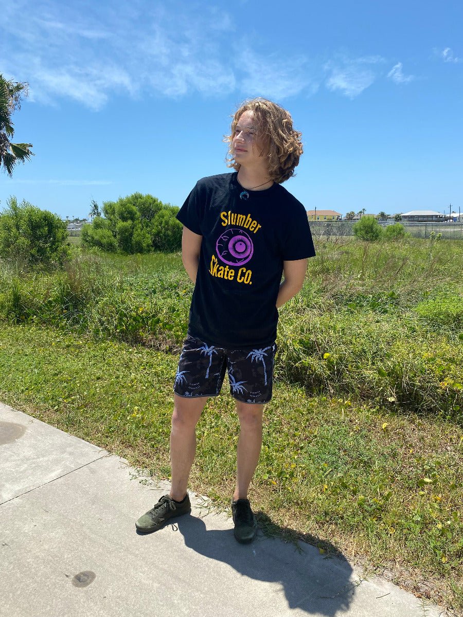 Original Slumber Eye, Black Tee - Tees - Slumber Skate Co.