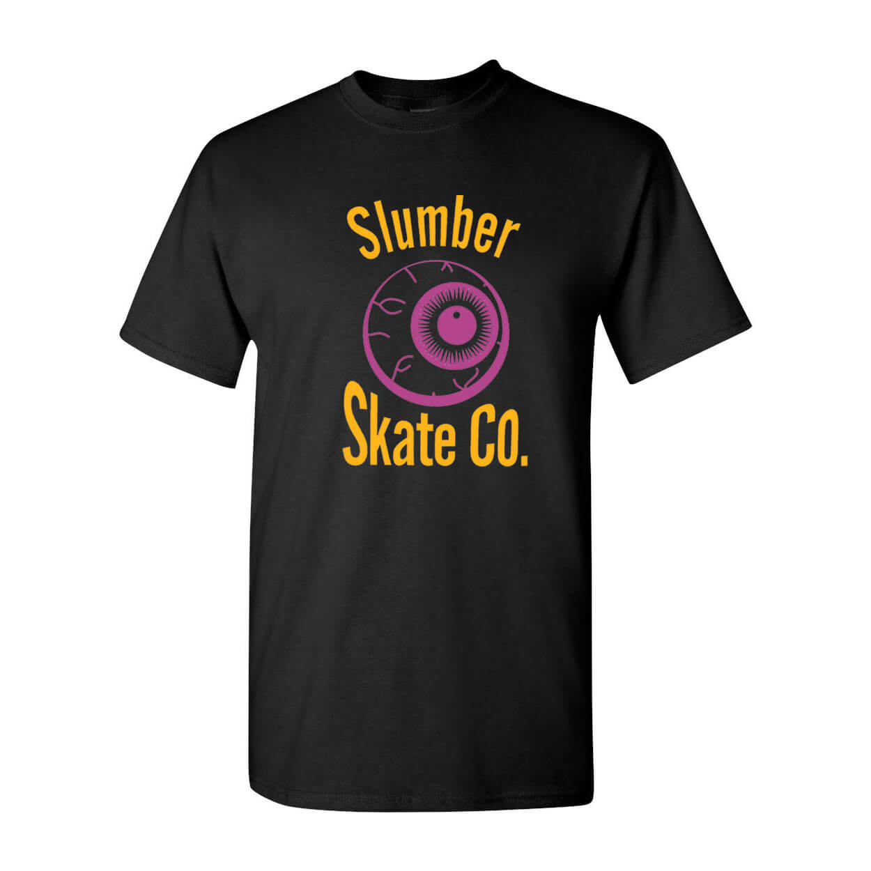 Original Slumber Eye, Black Tee - Tees - Slumber Skate Co.
